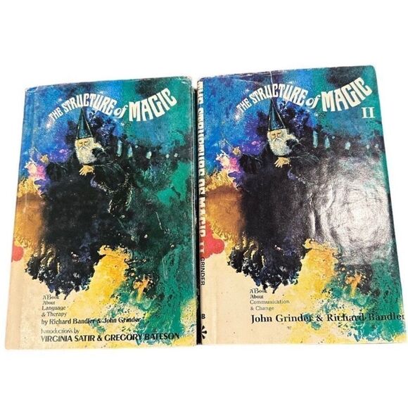 The Structure of Magic 2 Volume Set Grinder And Bandler vintage grannycore - Picture 16 of 16